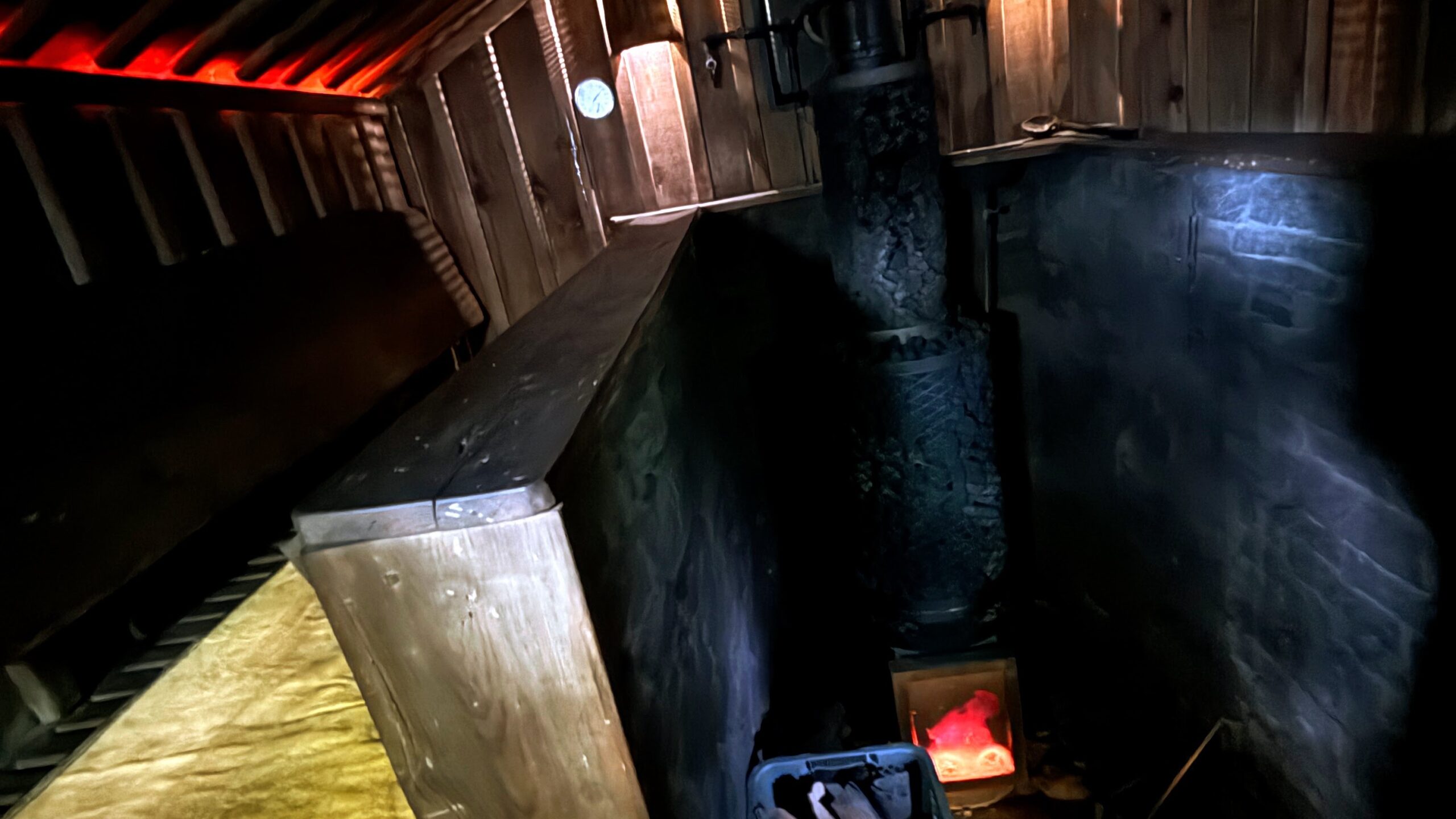 AKAGI LOG INN カントリーサウナの室内