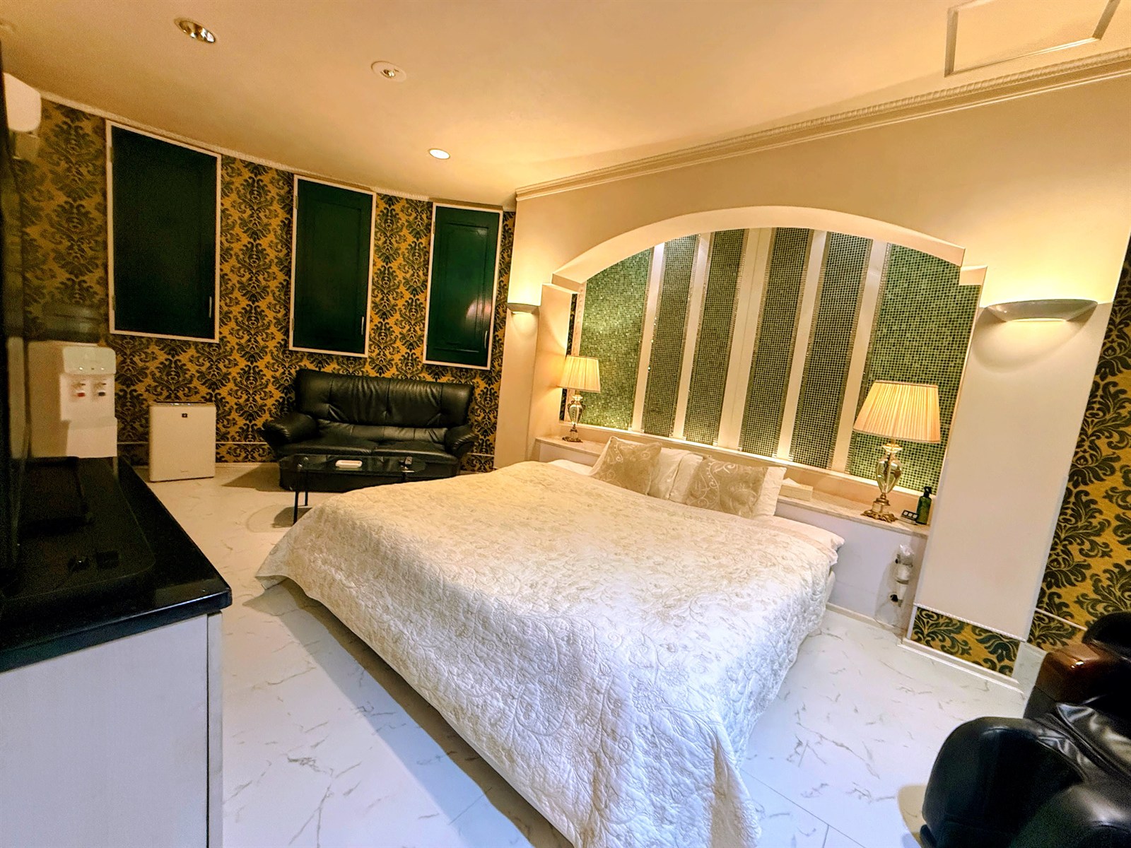 HOTEL Espana 200号室のベッドルーム
